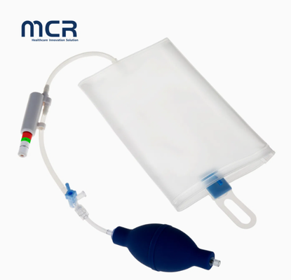 좋은 가격 500ml 1000ml 투여 봉지 PVC 압력 지표 의료 액체 투여 용기 온라인으로